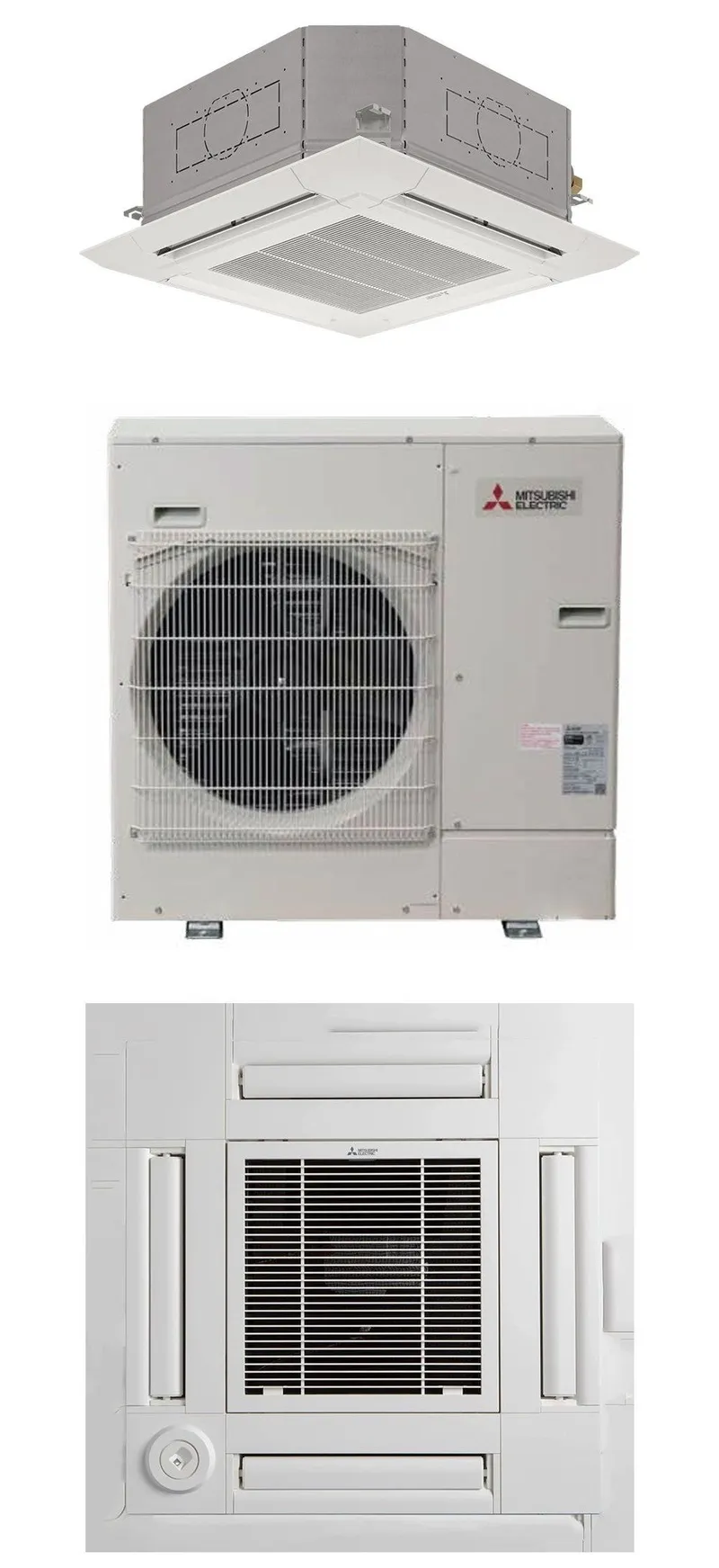 Mitsubishi Electric PUZ-AH24NL PLA-AE24NL PLP-41EAEU ceiling cassette heat pump system 24,000 BTU (single zone) PLP-41EAEU
