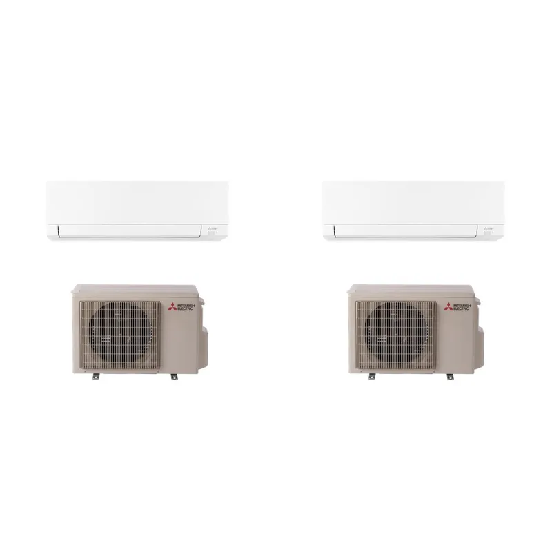 Mitsubishi Electric MUZ-GX09NL|MSZ-GX09NL GX-Series 9,000 BTU Single Zone Wall Mount Mini Split Heat Pump System 230V