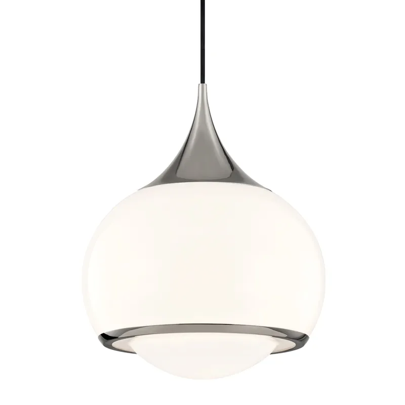 Reese 1 Light 14 inch Polished Nickel Pendant Ceiling Light