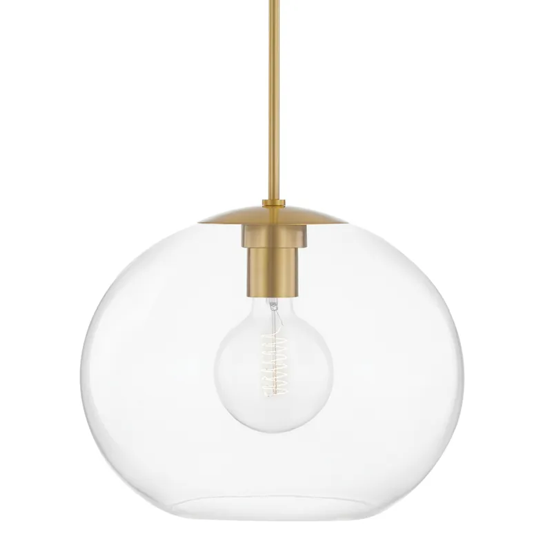 Margot 1 Light 16 inch Aged Brass Pendant Ceiling Light, Extra Large