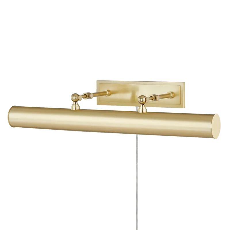 Holly 75 watt 24 inch Aged Brass Picture Light Wall Light