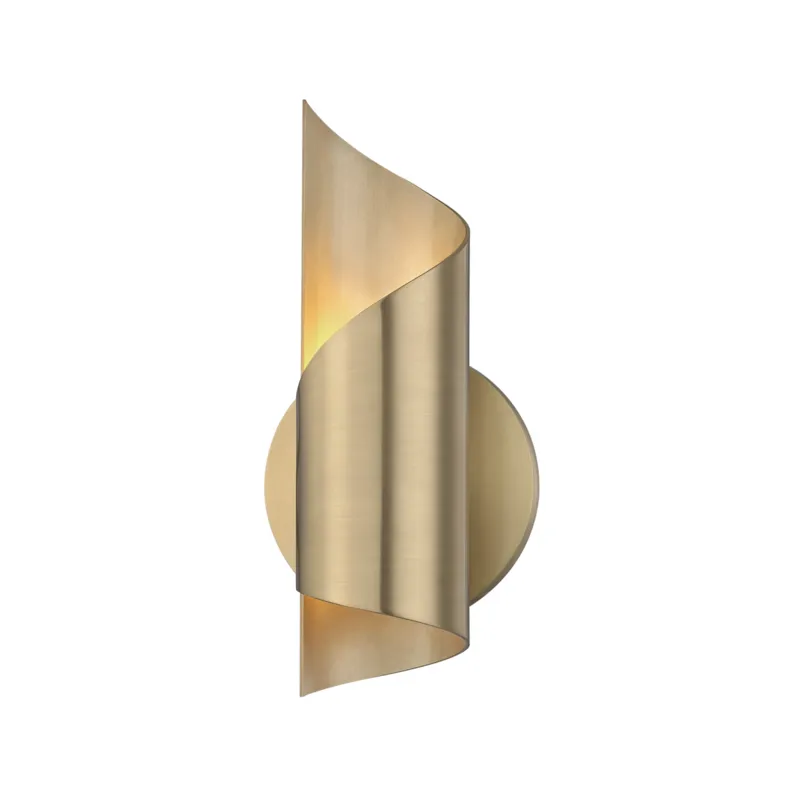 Evie LED 4.75 inch Aged Brass ADA Wall Sconce Wall Light