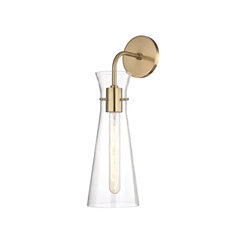 Anya 1 Light 5.5 inch Aged Brass Wall Sconce Wall Light