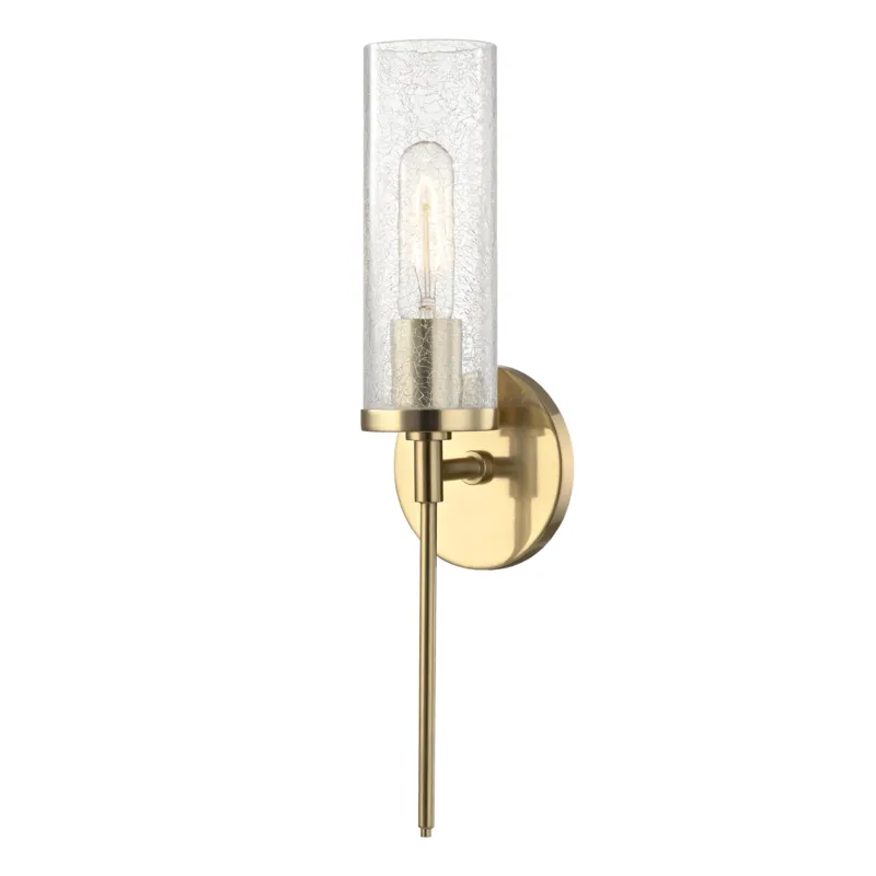 Olivia 1 Light 4.75 inch Aged Brass ADA Wall Sconce Wall Light