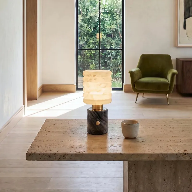 MOD Lighting Amelie Rechargeable Alabaster Table Lamp