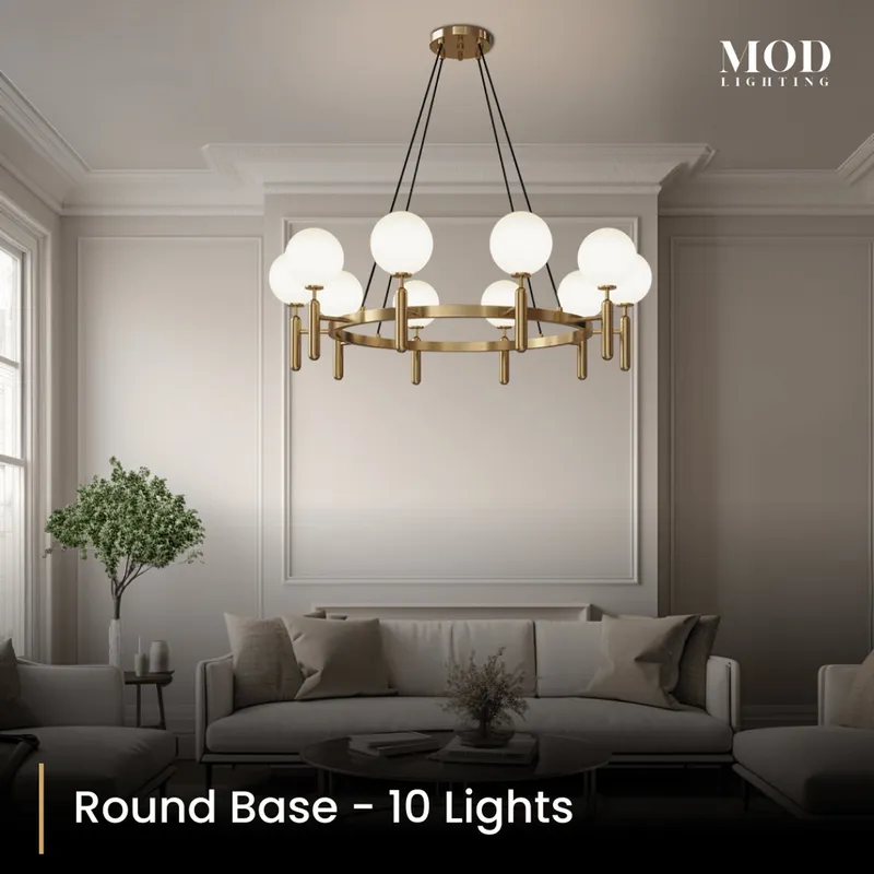 MOD Lighting Angelica — Round / 10 Lights / Warm White (3000K)