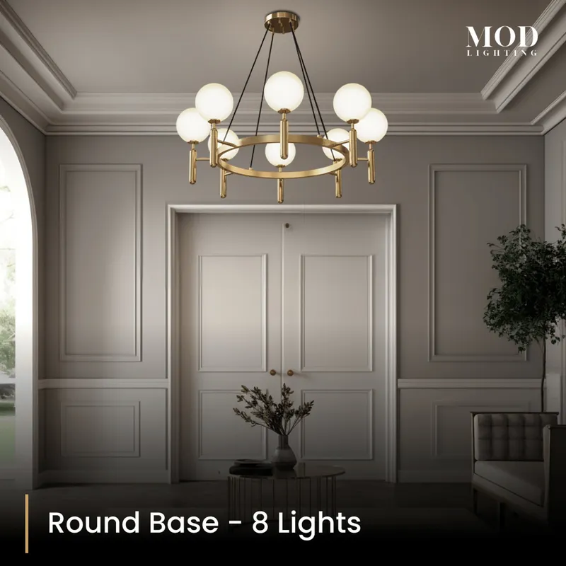 MOD Lighting Angelica — Round / 8 Lights / Warm White (3000K)
