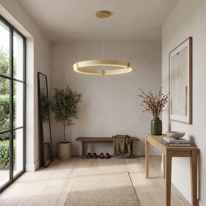 MOD Lighting Arabella · Travertine Stone Chandelier