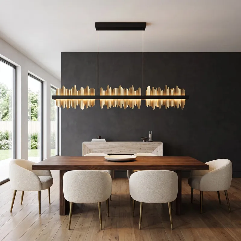 MOD Lighting Aurelius Pendant (Smart) — Polished Gold / App + Remote Control