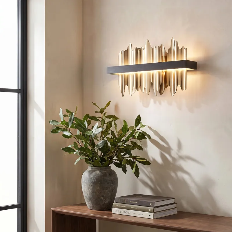 MOD Lighting Aurelius Sconce (Smart) — Polished Gold / App + Remote Control