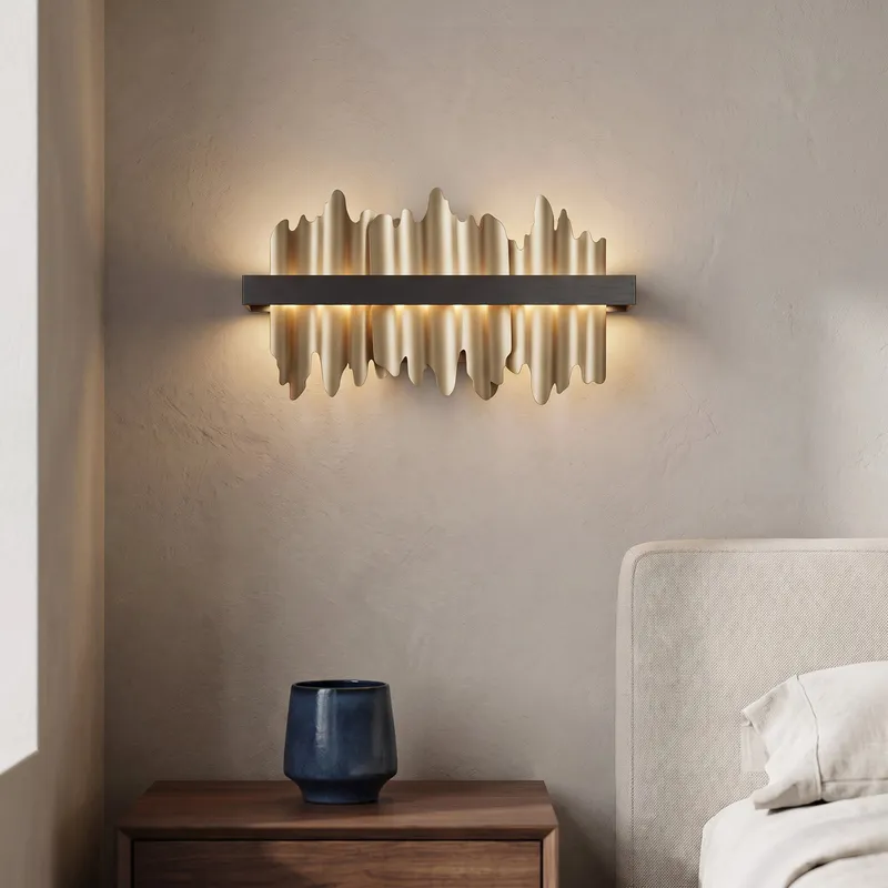 MOD Lighting Aurelius Sconce — Polished Gold / Warm White (3000K)