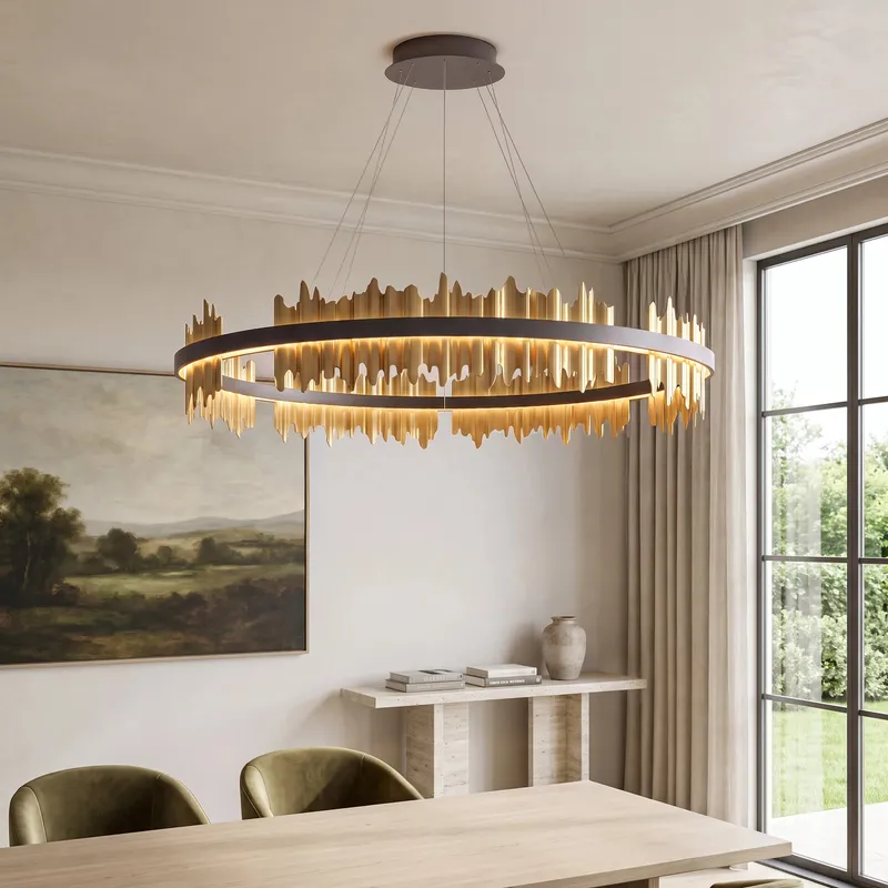 MOD Lighting Aurelius (Smart) — Polished Gold / Single Layer - Large / App + Remote Control