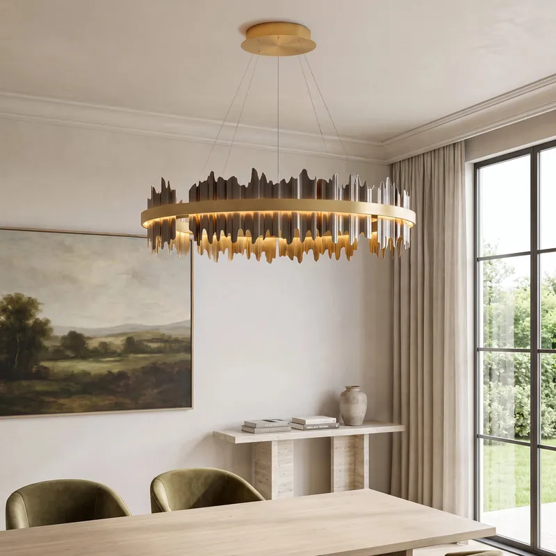 MOD Lighting Aurelius (Smart) — Jet Black / Single Layer - Medium / App + Remote Control