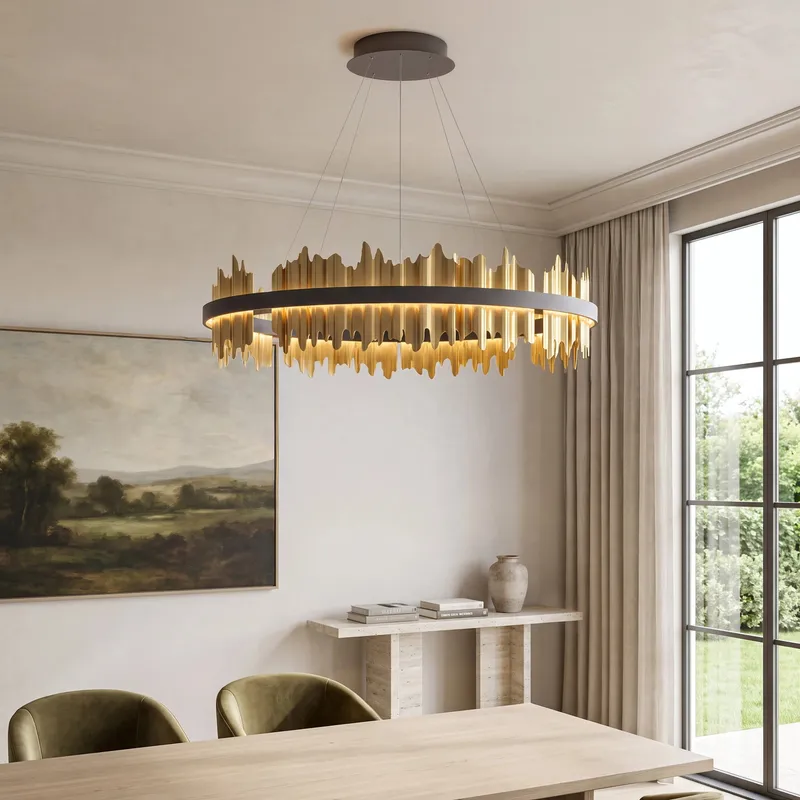 MOD Lighting Aurelius (Smart) — Polished Gold / Single Layer - Medium / App + Remote Control