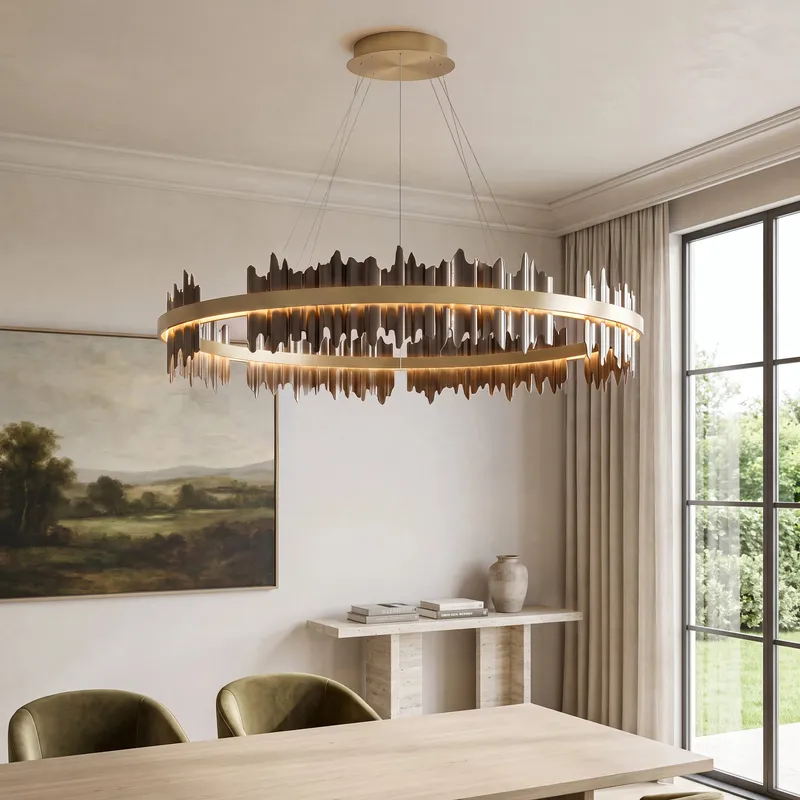MOD Lighting Aurelius (Smart) — Jet Black / Single Layer - Large / App + Remote Control