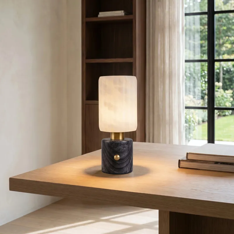 MOD Lighting Aveline Rechargeable Alabaster Table Lamp