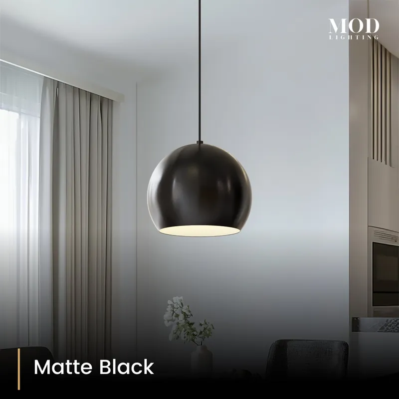 MOD Lighting Avery — Matte Black / Warm White (3000K)