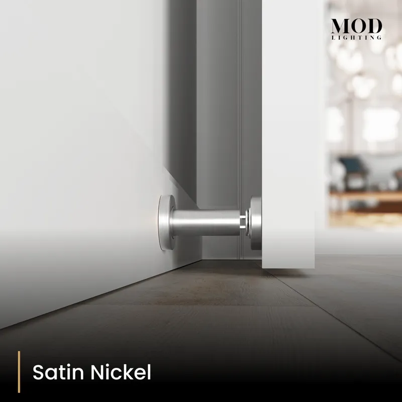 MOD Lighting Avi Door Stop — Satin Nickel / Pack of 2
