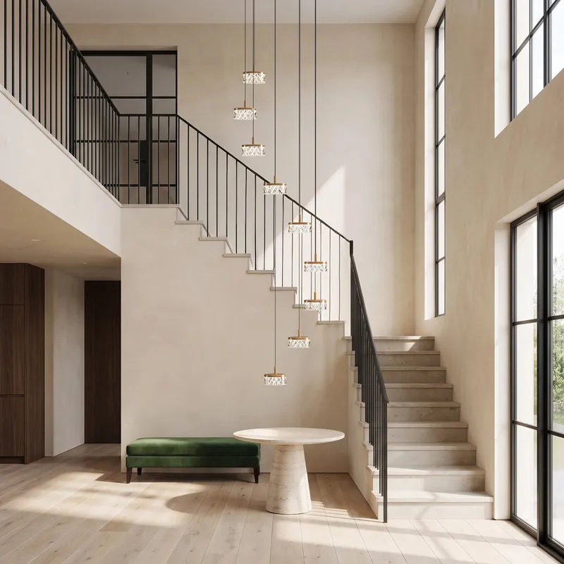 MOD Lighting Emma Staircase Chandelier