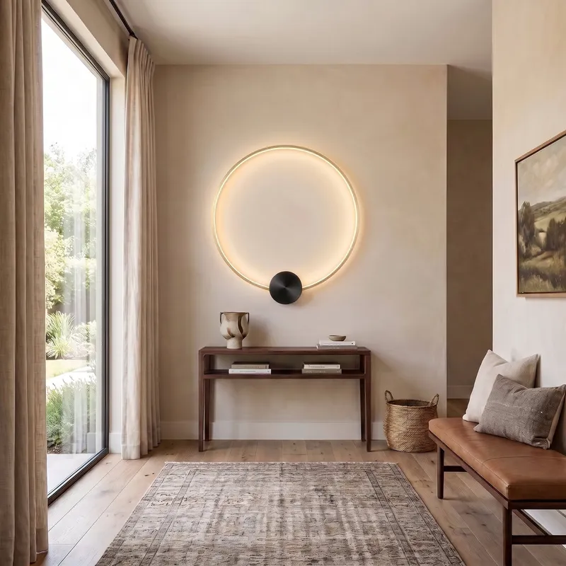 MOD Lighting Halo — Gold / Large / Warm White (3000K)