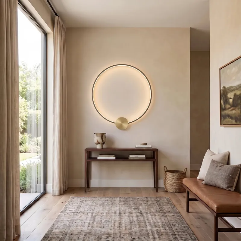 MOD Lighting Halo — Black / Large / Warm White (3000K)