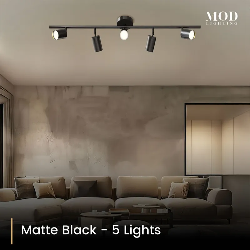 MOD Lighting Harris — Matte Black / 5 Lights / Warm White (3000K)