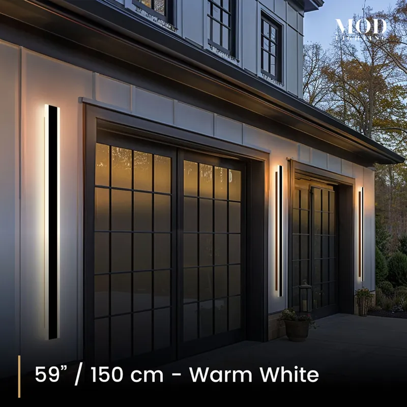 MOD Lighting Haylen (Open Box UK) · Waterproof LED Outdoor Wall Light — 59" / 3 Colors + Remote Dimming