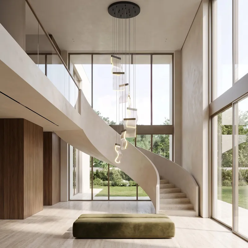MOD Lighting Helia — 8 Lights / Black Ash / Warm White (3000K)