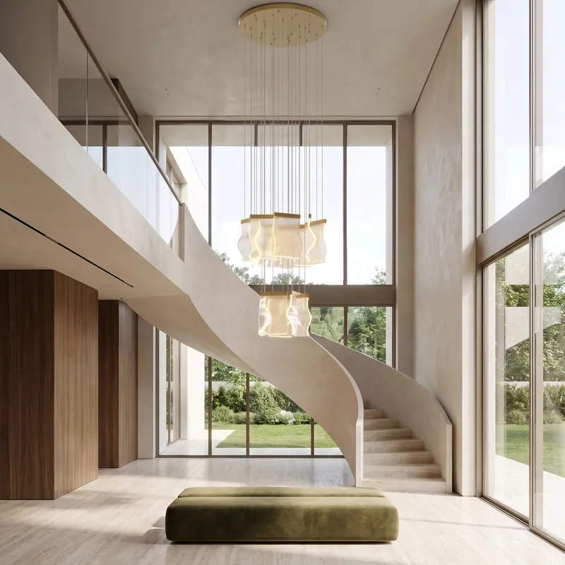 MOD Lighting Helia — 15 Lights / Metallic Gold / Warm White (3000K)