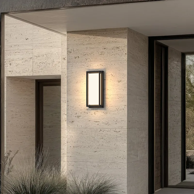 MOD Lighting Hollis · Open-Frame Outdoor Sconce in Black