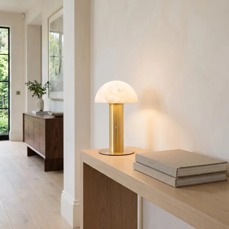 MOD Lighting Ivara Rechargeable Alabaster Table Lamp