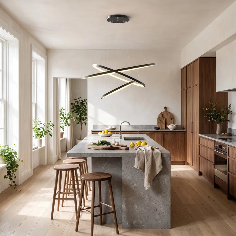MOD Lighting Janet (Smart) — Black Ash / 3 Rings / App + Remote Control