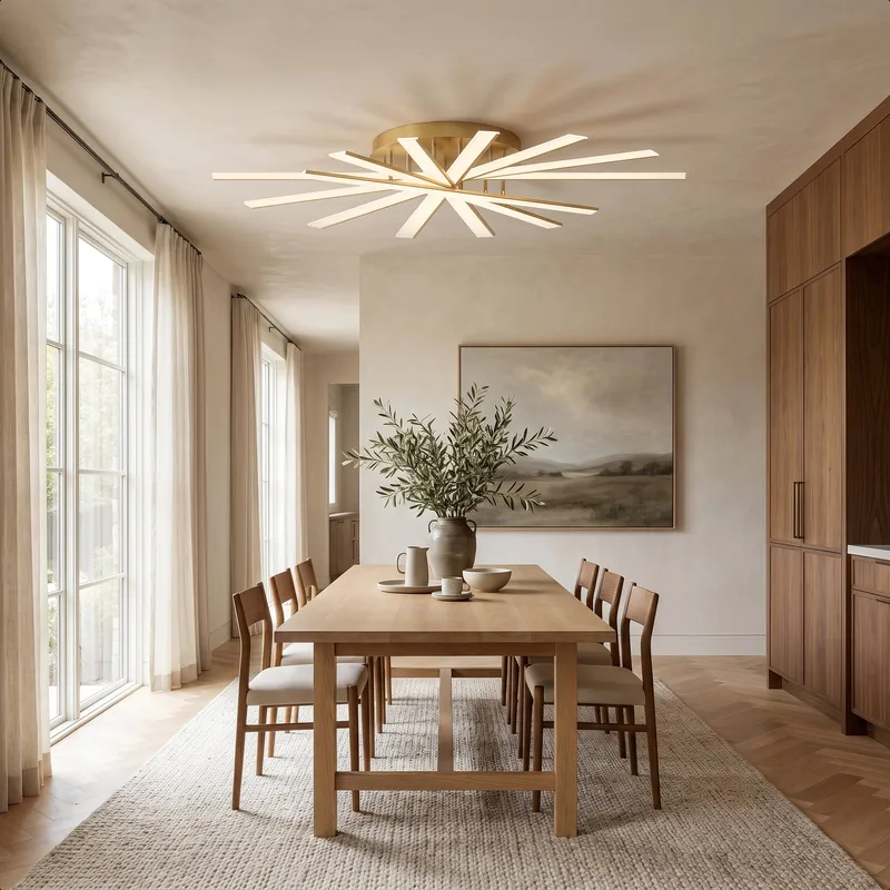 MOD Lighting Jayce — Metallic Gold / 43" x 6" / Warm White (3000K)