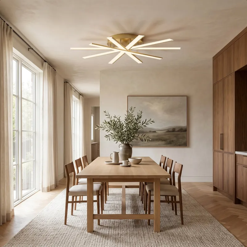 MOD Lighting Jayce — Metallic Gold / 37" x 5" / Warm White (3000K)