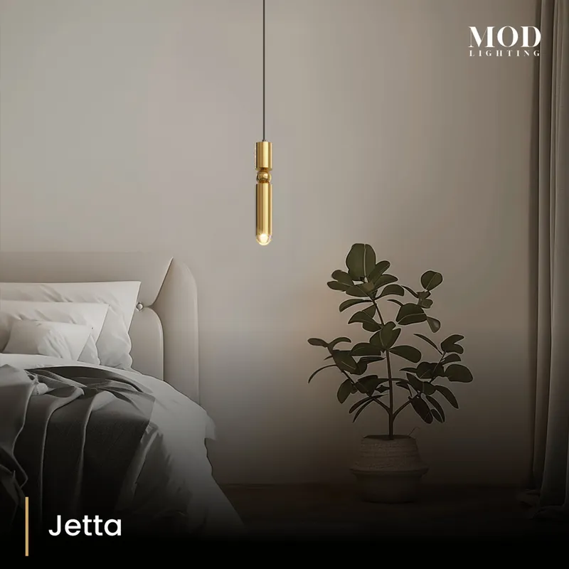 MOD Lighting Jetta · Minimalist Gold Aluminum Pendant