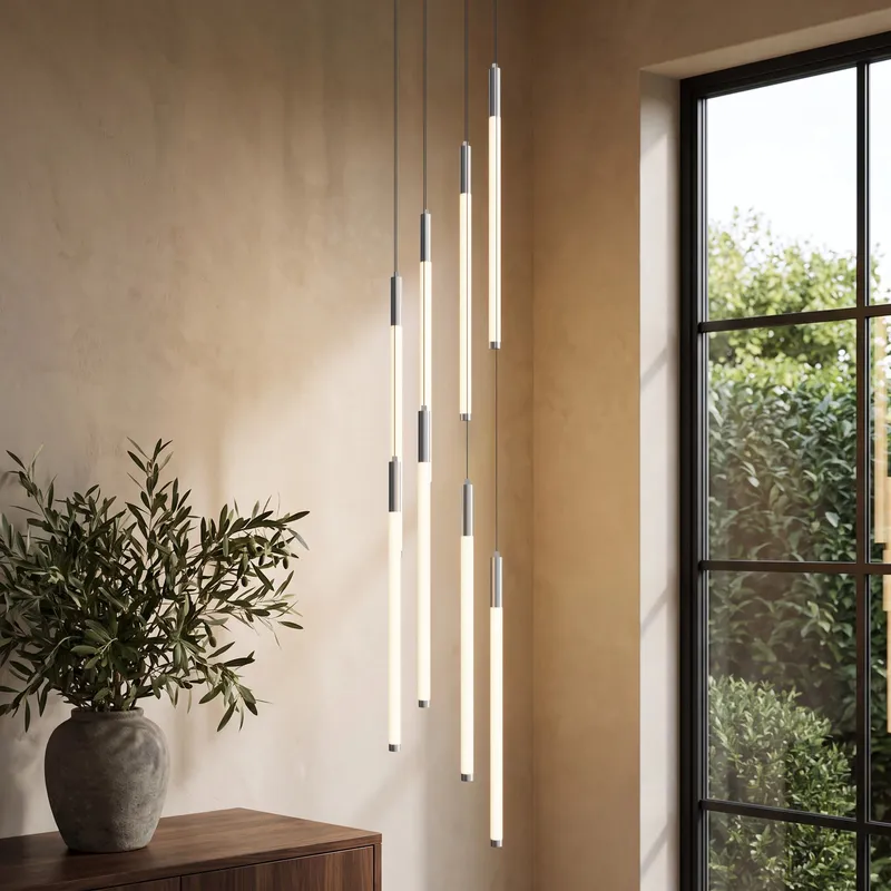 MOD Lighting Kasper (Smart) — Silver / 8 Lights / App + Remote Control