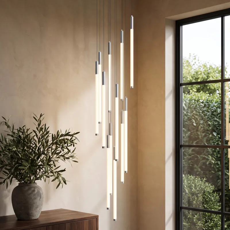 MOD Lighting Kasper (Smart) — Silver / 12 Lights / App + Remote Control