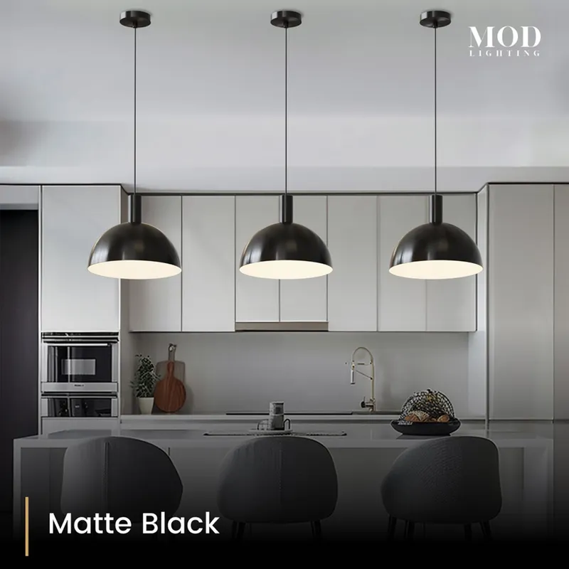 MOD Lighting Kinsley — Matte Black / Warm White (3000K)