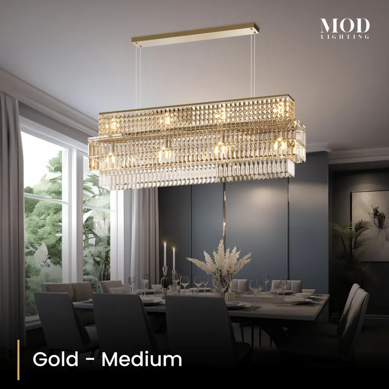MOD Lighting Krystal — Gold / Medium / Warm White (3000K)