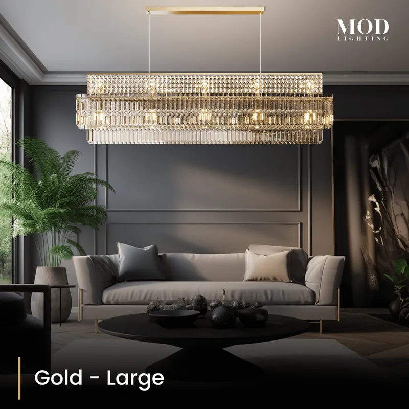 MOD Lighting Krystal — Gold / Large / Warm White (3000K)