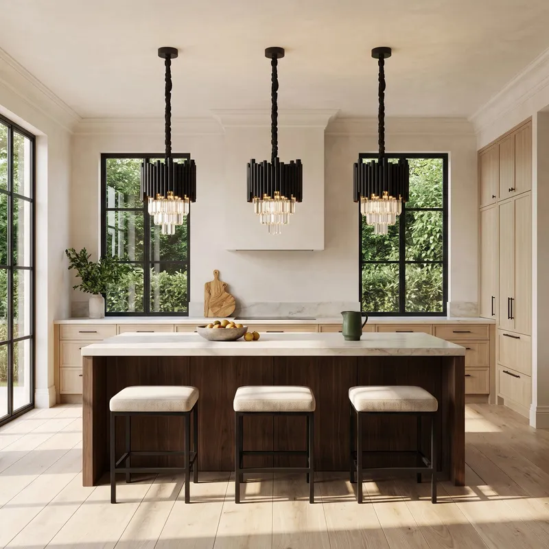 MOD Lighting Mini Obsidian Pendant — Style B / Warm White (3000K)