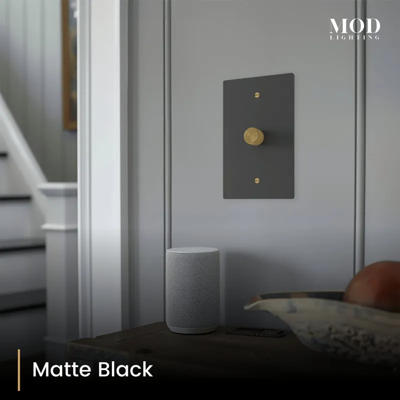 MOD Lighting Modern Dimmer Switch — Matte Black