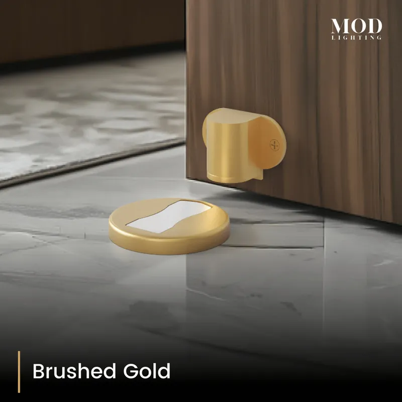 MOD Lighting Moro Door Stop — Brushed Gold / Pack of 2