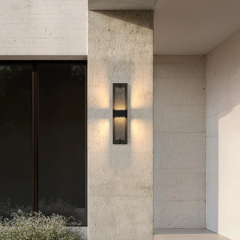 MOD Lighting Noir · Black Starry Glow Outdoor Sconce