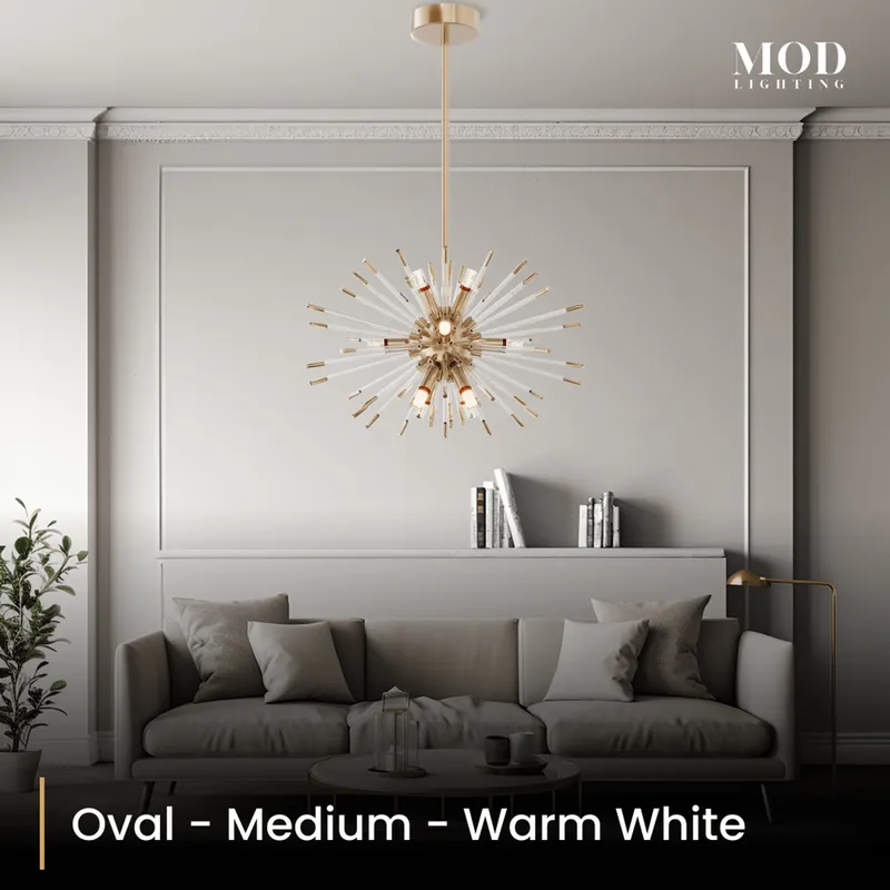 MOD Lighting Pixie — Oval / Medium / Warm White (3000K)