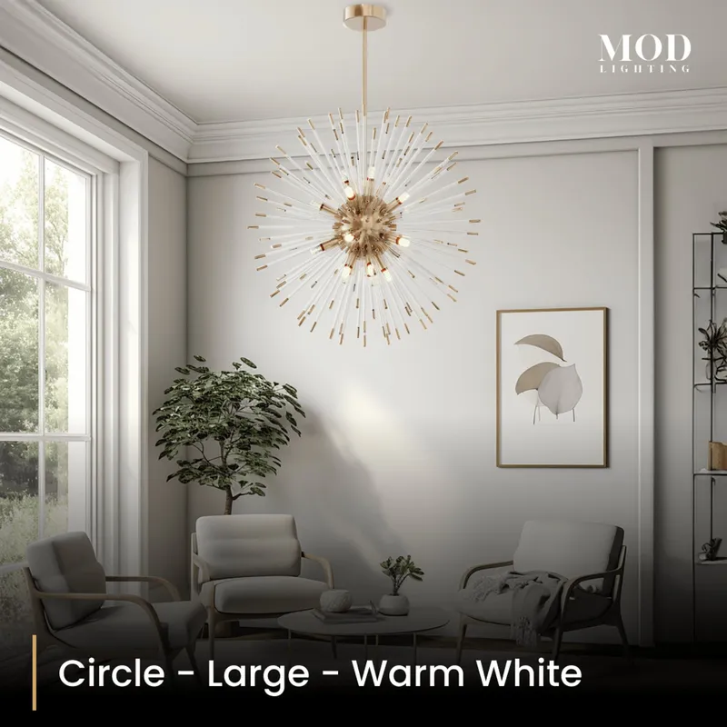 MOD Lighting Pixie — Circle / Large / Warm White (3000K)