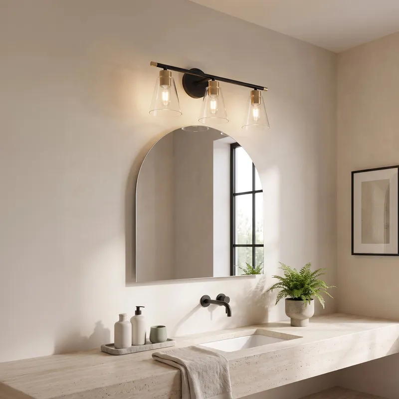MOD Lighting Sienna · Flared Glass Vanity Light