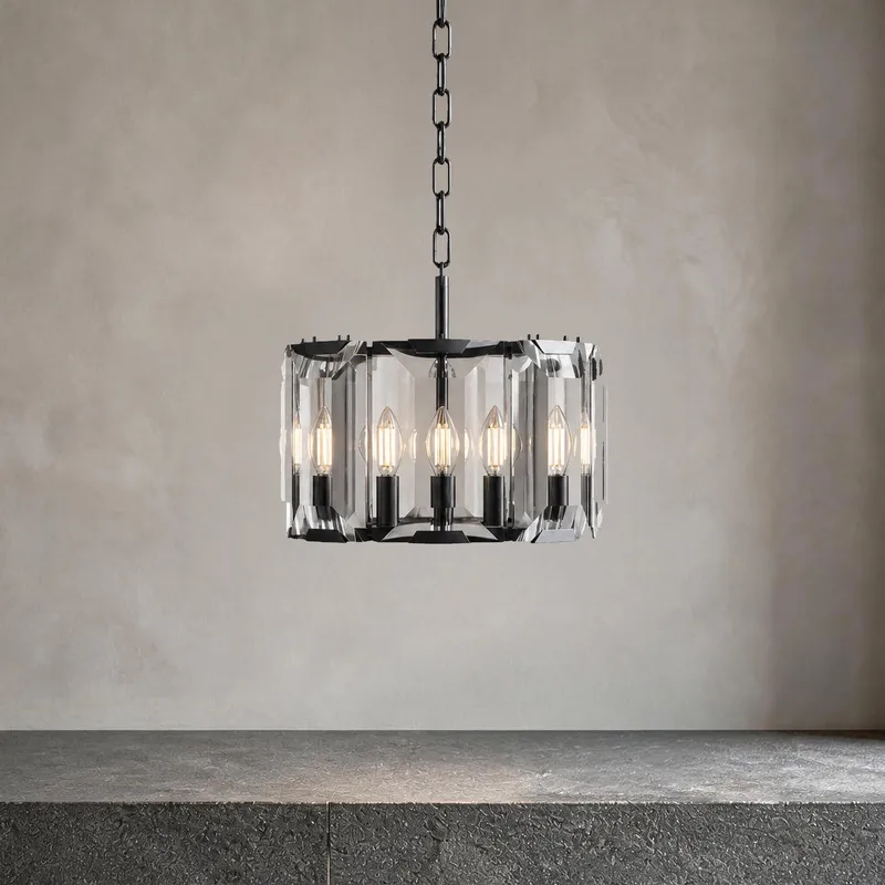 MOD Lighting Solara Mini Pendant — Brushed Graphite / Round / Warm White (3000K)