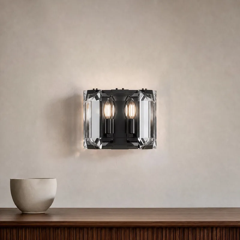 MOD Lighting Solara Sconce — Brushed Graphite / Warm White (3000K)