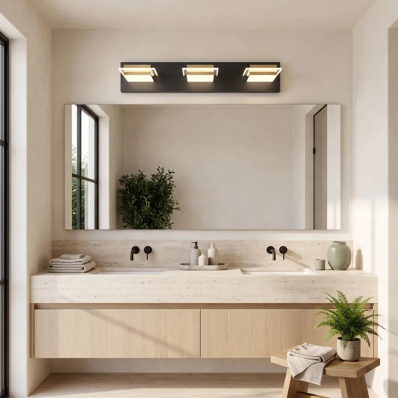 MOD Lighting Willow · Three-Cube Vanity Light in Black